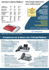 Nieuwe brochure CallVoip Telefonie gereed!